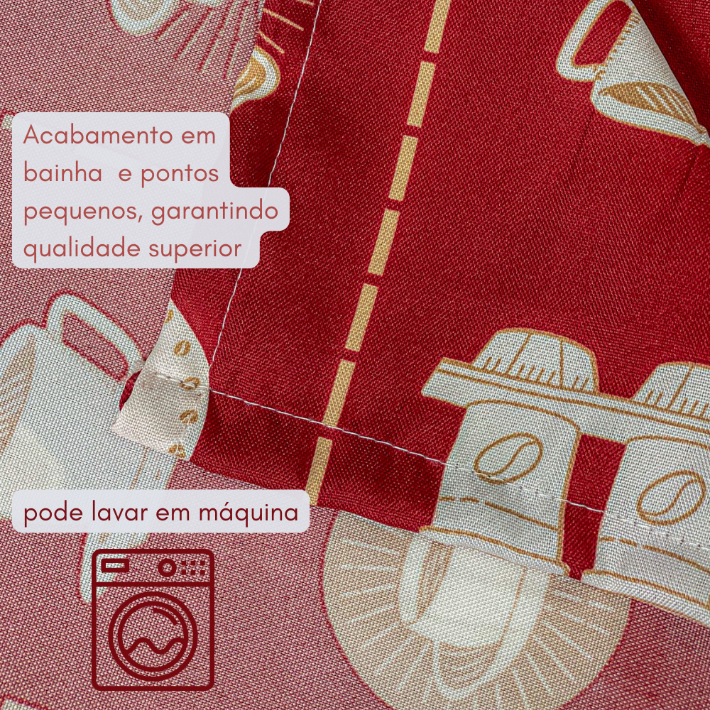 toalha de mesa vermelha